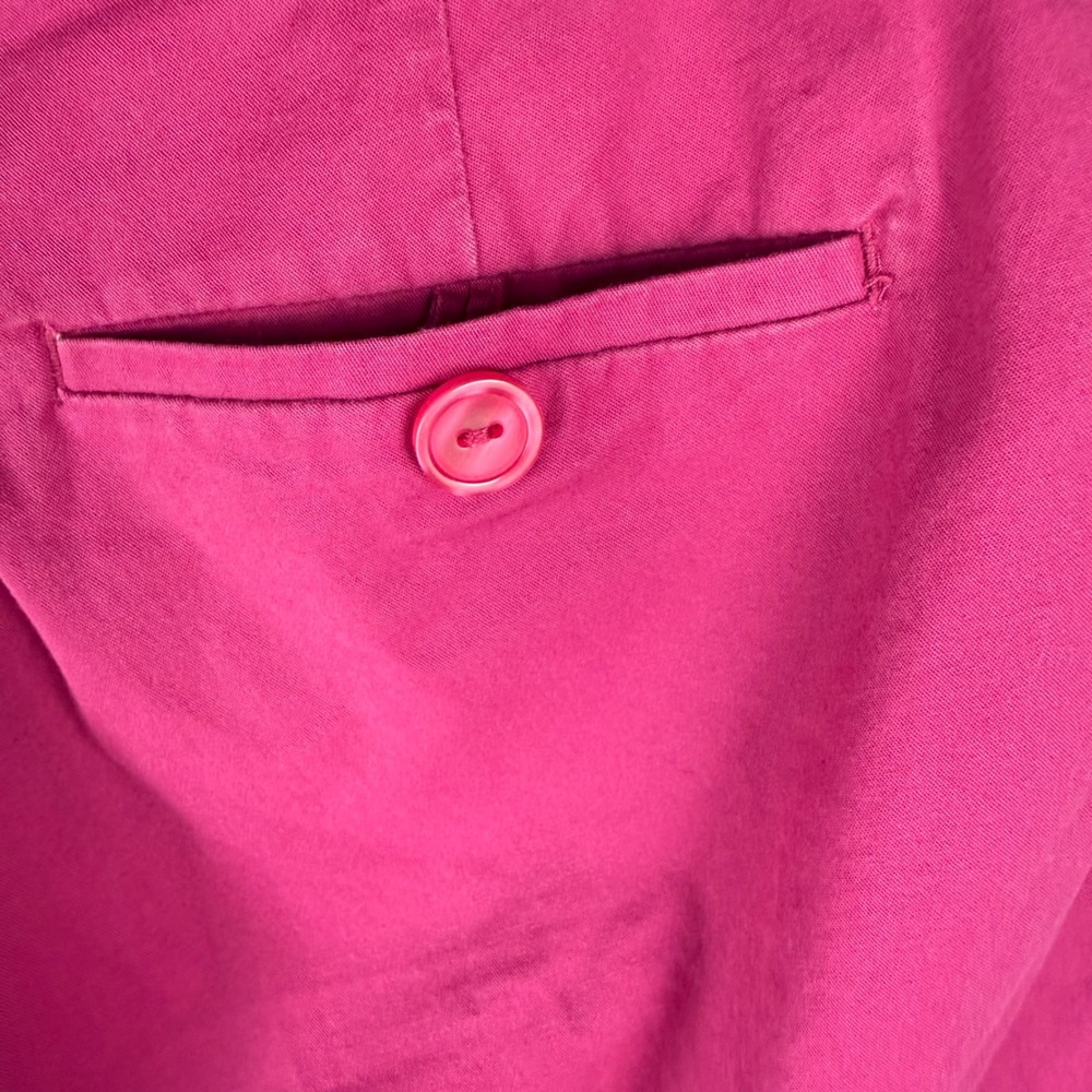 Kut from the Kloth Hot Pink Taylor Crop Trouser Pockets Ankle 12 Business Casual - Picture 8 of 11